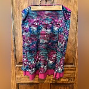 Multicolor Reversible Knee Length Skirt